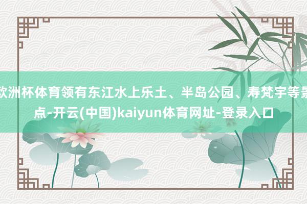 欧洲杯体育领有东江水上乐土、半岛公园、寿梵宇等景点-开云(中国)kaiyun体育网址-登录入口